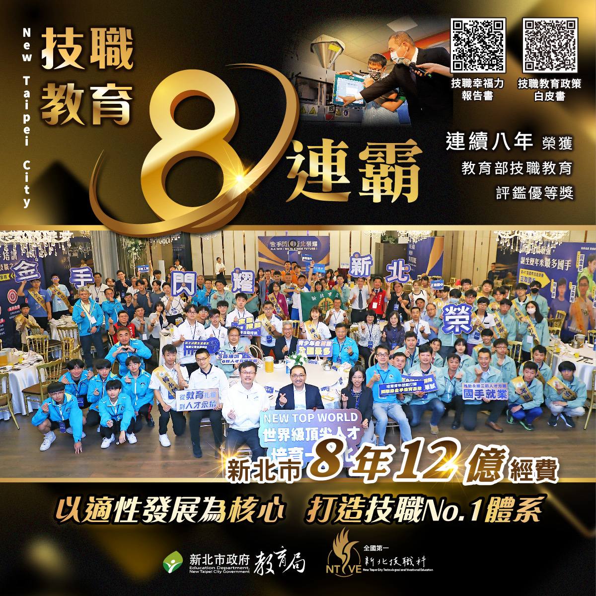 技職教育八連霸