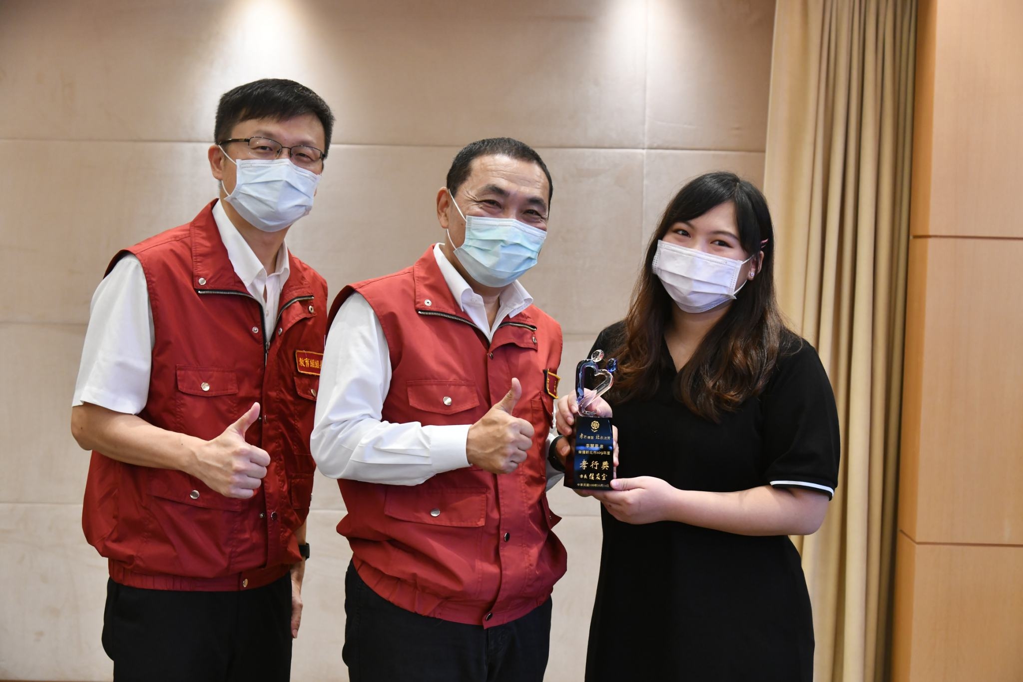 7.孝行獎得獎者國立臺北護理健康大學的李慧君同學