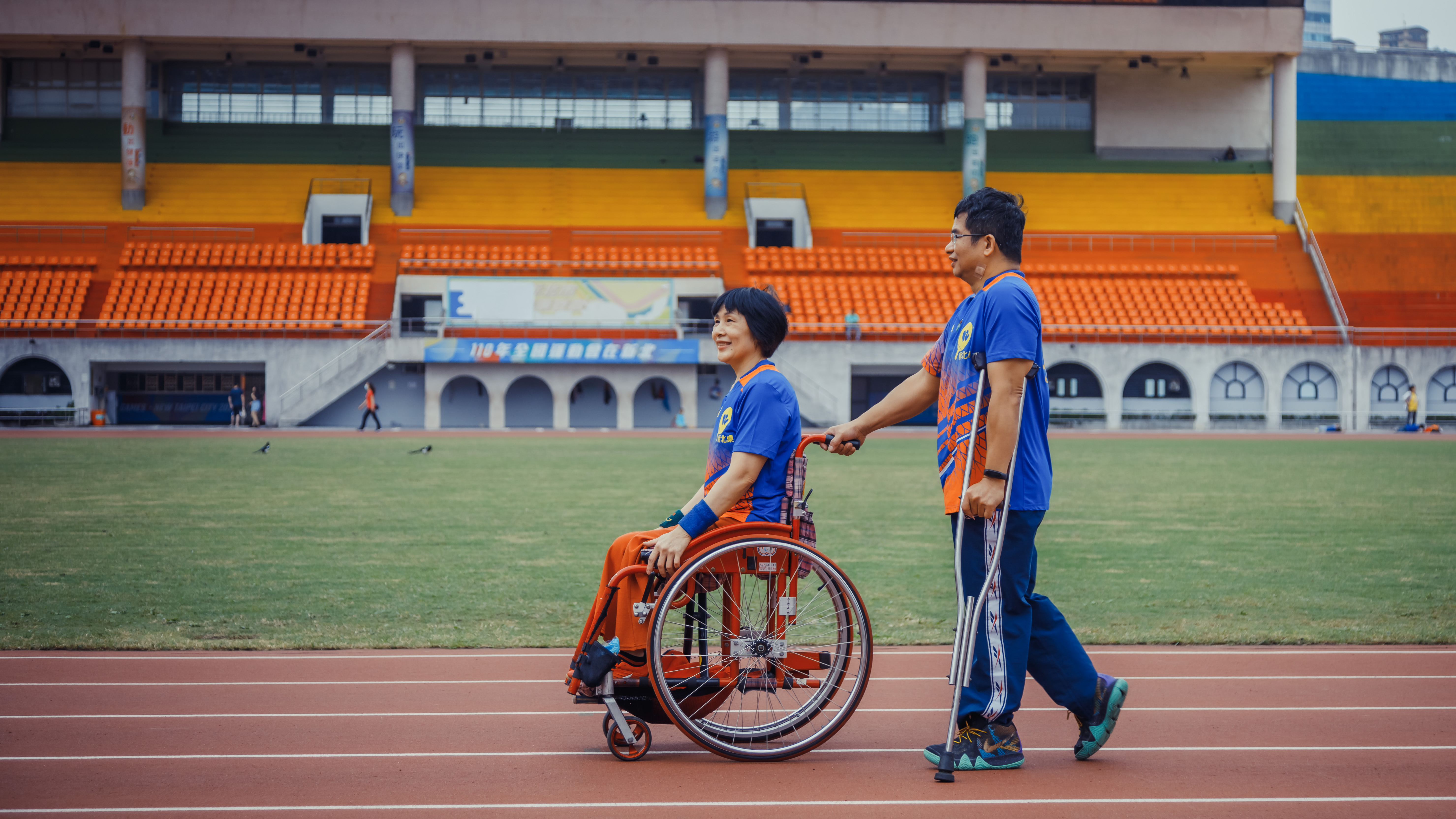 盧碧春因為丈夫才接觸桌球運動(照片來源:The Way Out 身障運動的出口)