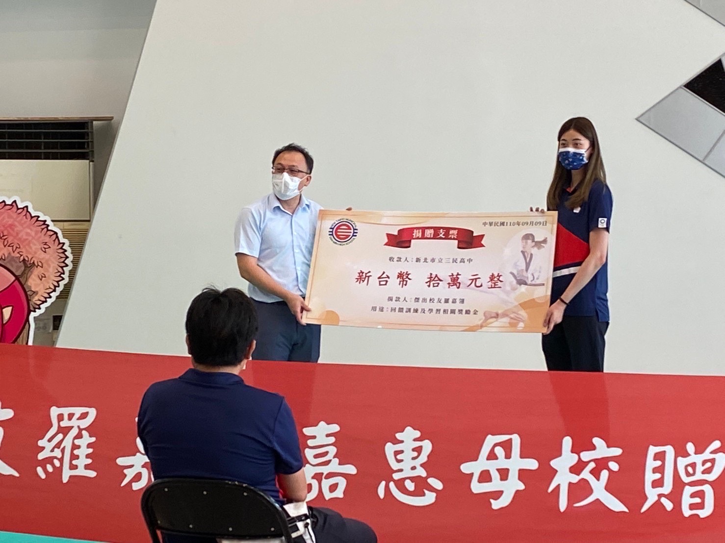 2.羅嘉翎返校回饋學弟妹