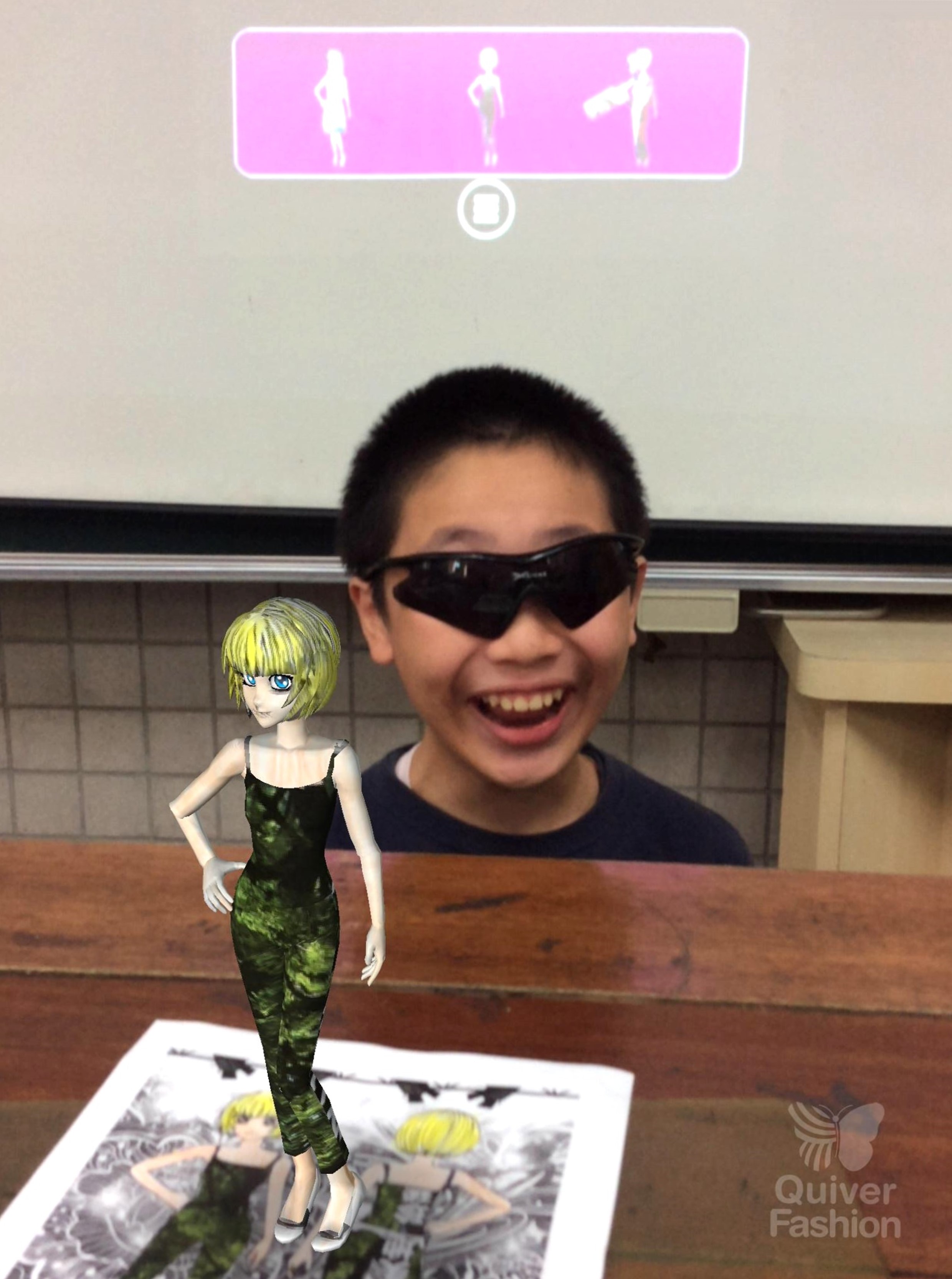 7.昌福國小學生進行AR 3D 擴增實際服裝秀(資料照).JPG