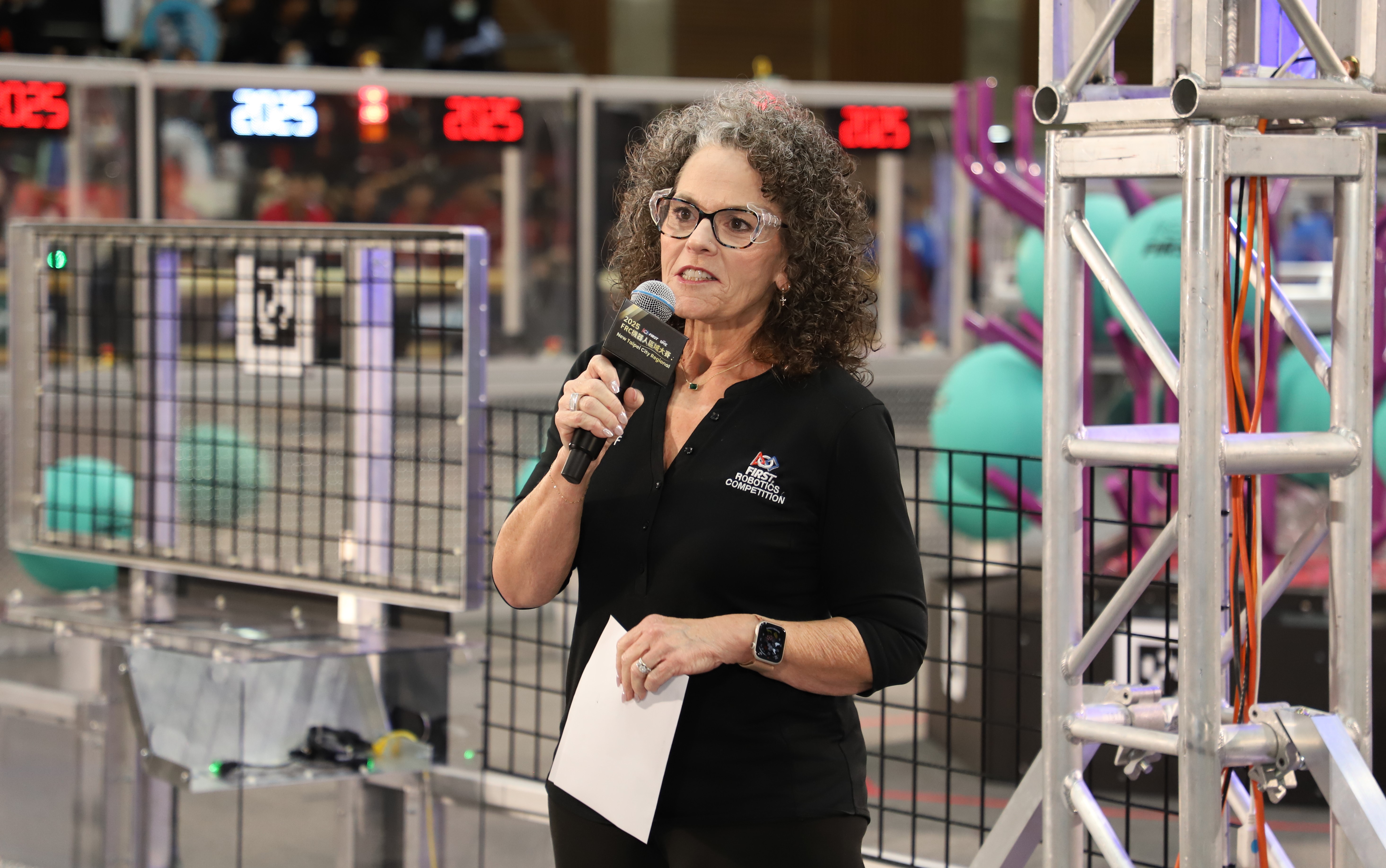 FRC Senior Manager, Dana Hobb提及美國總部首次派遣技術顧問與控制系統專家，提供現場參賽隊伍.jpg