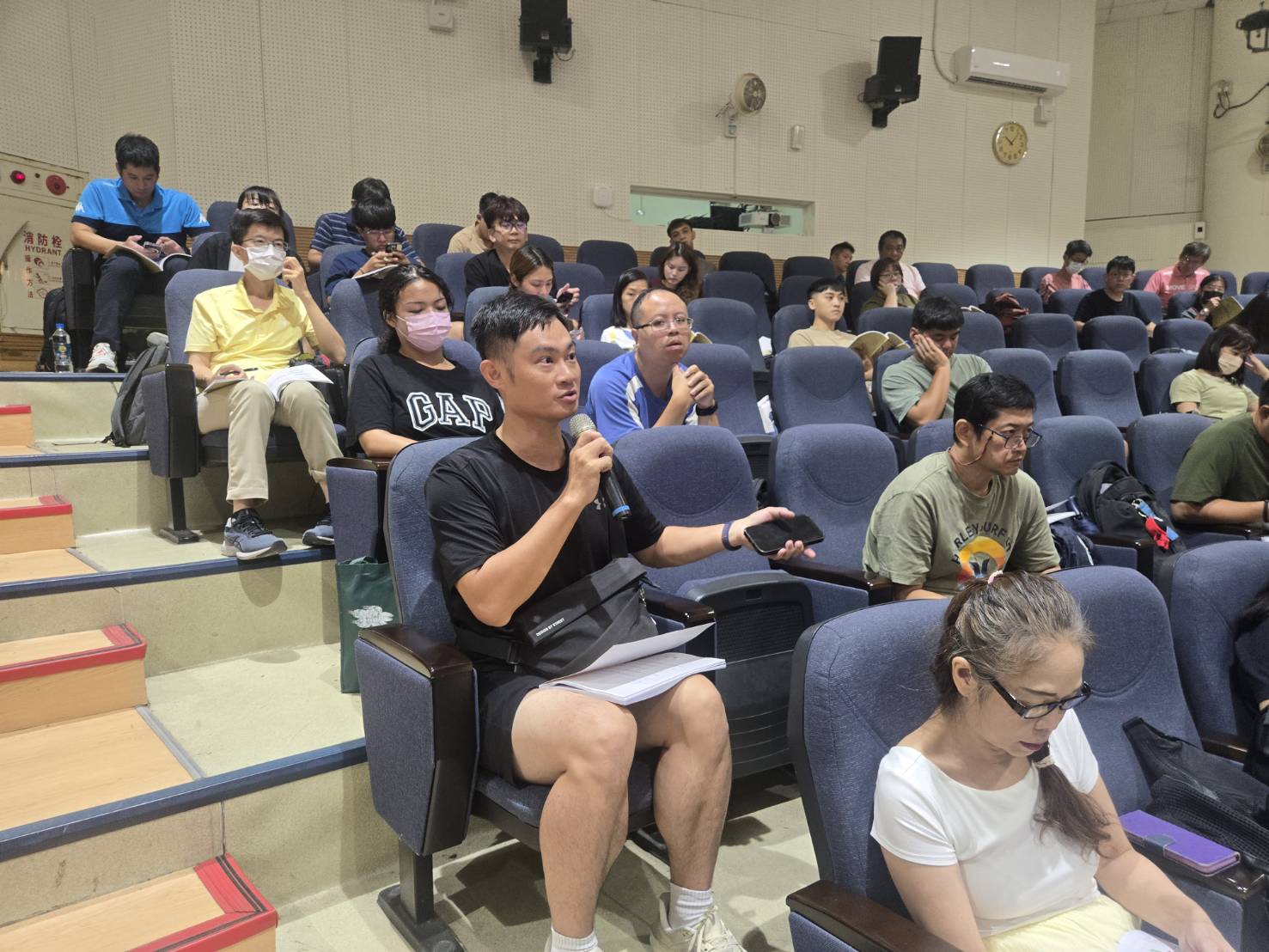 學員現場提問