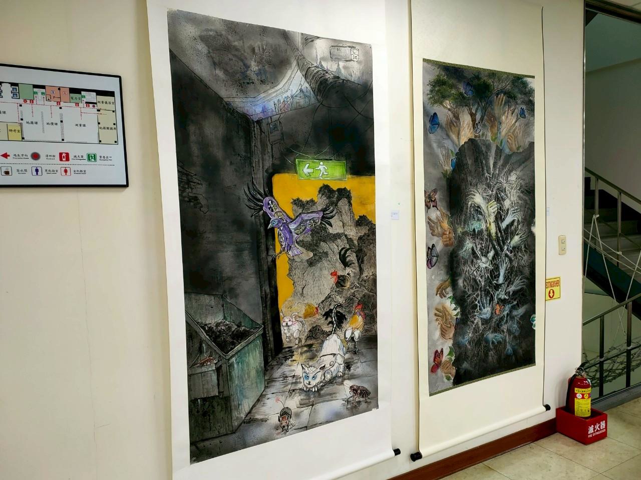 三重高中高二美美展於地政事務所展覽-作品展出.jpg