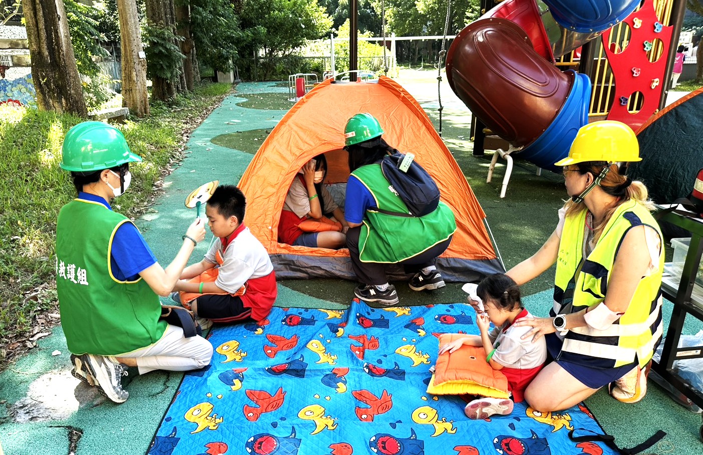 防災教育零距離！新北頂埔國小實境模擬「大量傷患救護」演練