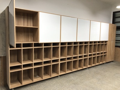 普通教室增置書包櫃