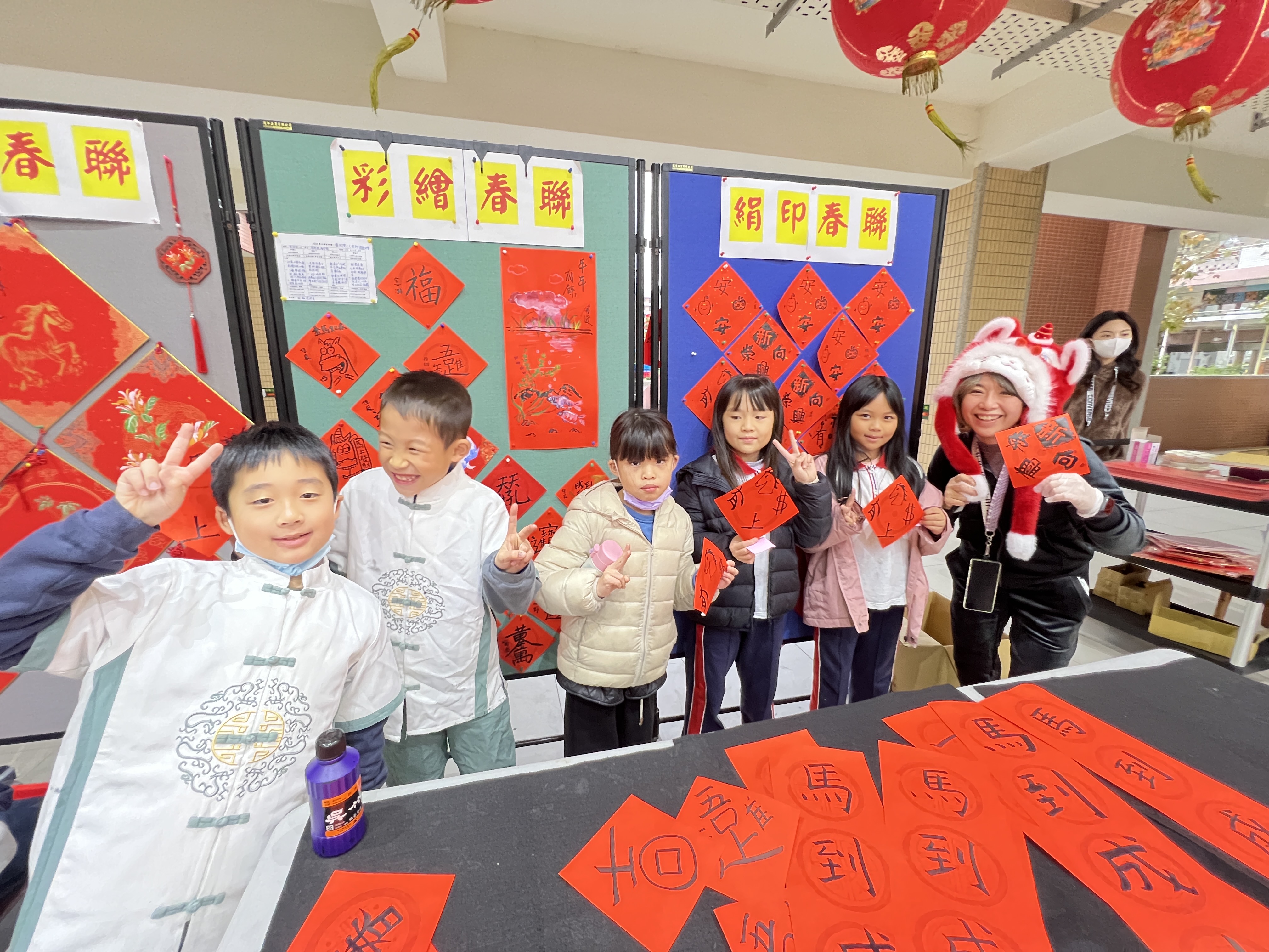 藝文神農展創意‧絹印春聯增喜氣