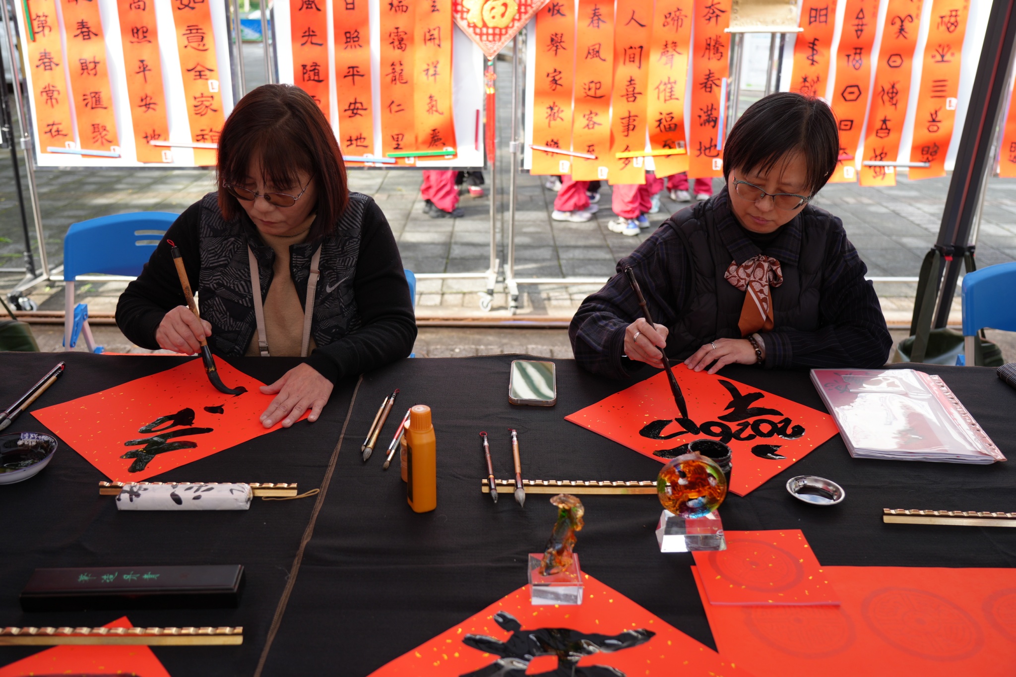 「墨香迎新春・三光傳幸福」新春揮毫贈春聯