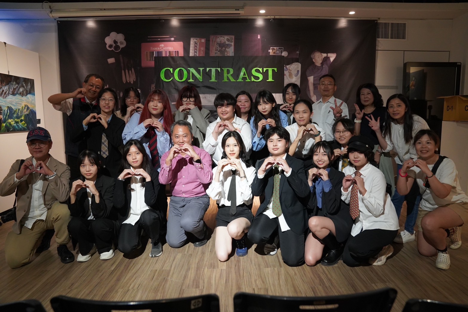 圖1.三重高中美術班畢業美展「Contrast」展現「反差」之美.jpg