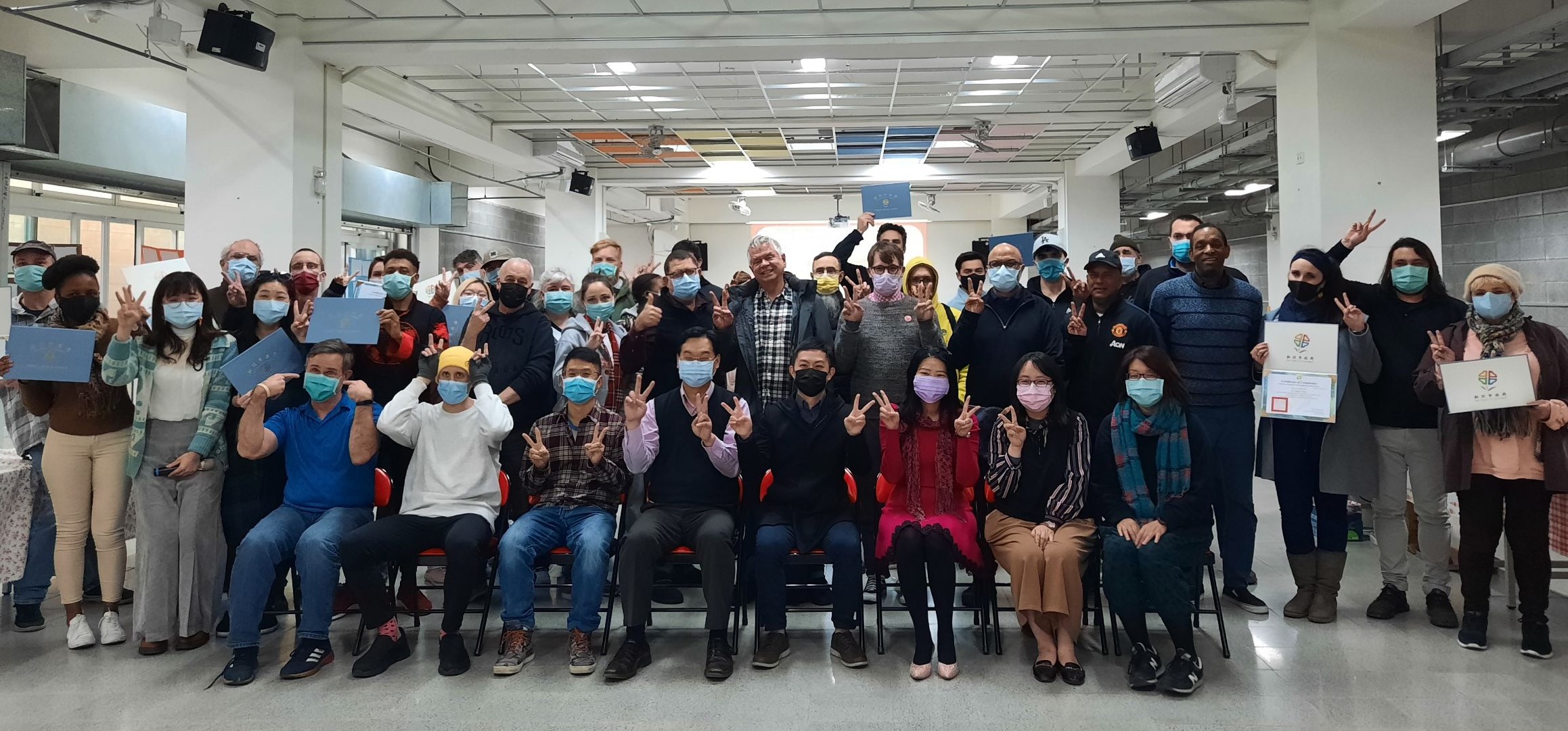 110年外師在職培訓課程結訓大合照