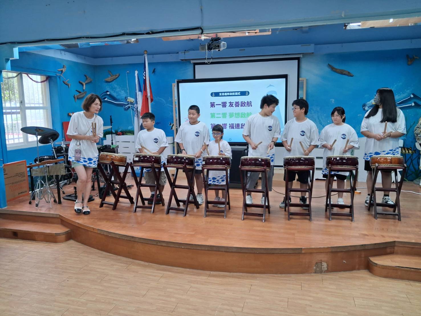 擊鼓揚帆迎新學期!福連國小鬆餅自畫像、數位願望小船溫馨啟航